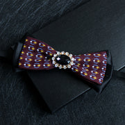 Men's collar flower multi-color jacquard zone bow in diamond collar accessories factory direct custom spot