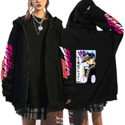 JoJo Bizarre Adventure Zip Up Hoodie