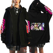 JoJo Bizarre Adventure Zip Up Hoodie