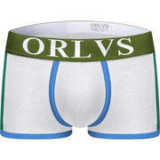 ORLVS Mens Boxer Sexy Underwear soft long boxershorts Cotton soft Underpants Male Panties 3D Pouch Shorts Under Wear Pants Short