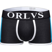 ORLVS Mens Boxer Sexy Underwear soft long boxershorts Cotton soft Underpants Male Panties 3D Pouch Shorts Under Wear Pants Short