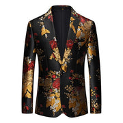 2022 Men Spring Printing Business Suit Jackets/Male Slim Fit High Quality Dress Blazers Fashion Casual Tuxedo Plus Size 5XL 6XL