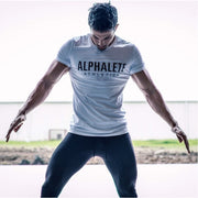 2021 Summer Mens T Shirt Fashion Streetwear Short Sleeve Gyms Fitness Bodybuilding Workout Slim Tee Tops Cotton Clothing