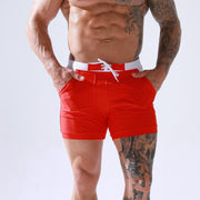 GANYANR Swimming Trunks Swimwear Men Beach Shorts Swim Sunga Bathing Suit Swimsuit Brief Sexy Surfing Wear Boardshorts quick dry