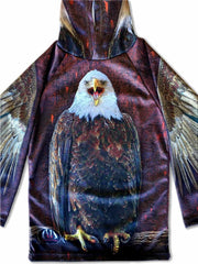 BALD EAGLE Hoodie Sport Shirt by MOUTHMAN®