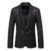 2021 Men Formal Suit Jackets Business Uniform Work Blazer Tops Solid Regular Slim Fit White Wedding Suit for Men Big Size S-5XL