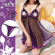 Lace Women Sleepwear Ladies Sexy Lingerie Sleepdress S-6XL Nightgown Summer Style Sleepshirts Homewear Nightwear Lady Underwear