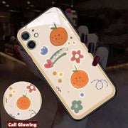Ins Cute Cherry Strawberry Shining Phone Coque For iPhone 7 XS MAX 11 Pro 12 X XR SE2020 8 Plus Hard Protective Fundas Gift