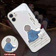 Ins Cute Cherry Strawberry Shining Phone Coque For iPhone 7 XS MAX 11 Pro 12 X XR SE2020 8 Plus Hard Protective Fundas Gift