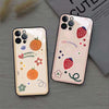 Ins Cute Cherry Strawberry Shining Phone Coque For iPhone 7 XS MAX 11 Pro 12 X XR SE2020 8 Plus Hard Protective Fundas Gift