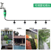 25-meter homogenization cooling system low pressure irrigation suit garden trampoline Outdoor play spray cooling and humidification dust removal