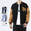 2021 new baseball jacket jacket men's autumn and winter Korean fashion youth baseball leader card jacket male