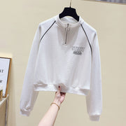 College Fengchun Autumn Declats Leader Sleeve Sweater Women Casual Sports Jacket Junior Middle School High School Female Student
