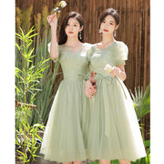 Bridesmaid dress wedding dress fairy thin long section 2022 new summer girlfriends sister group host dress skirt usually
