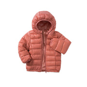 INS new children's light thin hooded down jacket men and girls down jacket jacket children's down jacket wholesale supply