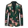 2022 Men's Blazer Fashion British Style Printing Stitching Pattern Slim Fit Casual High-quality Man Clothing Suit Jacket 5XL 6XL