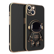 3D Plating Astronaut Hidden Stand Case Cover