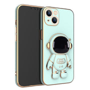 3D Plating Astronaut Hidden Stand Case Cover