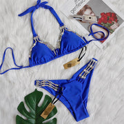 Loren Rhinestone Bikini Set