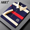 2022 New Summer Men Classic Striped Polo Mens Cotton Short-Sleeved Embroidered Business Casual Hot Polo Shirt Male Dropshipping