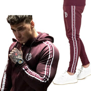 Men Sport Suit  Bodybuilding Jacket Pants Sports Suits Basketball Tights Clothes Gym Fitness Running Set Men Tracksuits M-3XL