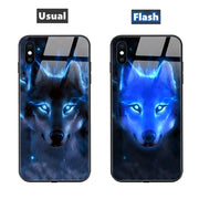 Call LED Flash Lighting Phone Case For iPhone 11 Pro 8 7 6 6s Plus XS Max XR X SE 2020 Cute Rabbit Bear Back Cover accessories