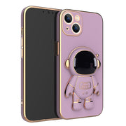 3D Plating Astronaut Hidden Stand Case Cover