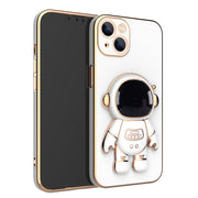 3D Plating Astronaut Hidden Stand Case Cover