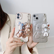 3D Bear Chain Phone Case